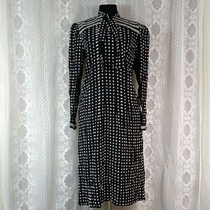 Vintage California Girl By Petrina Aberle Made In USA Polk Women's Dress Size 8